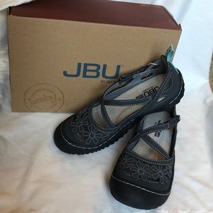 JBU by Jambu Blossom sandals in charcoal gray NWB